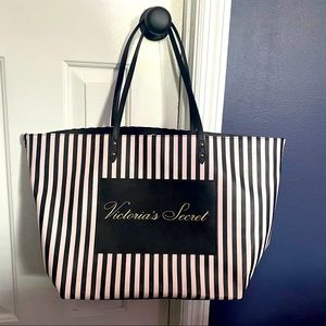 BNWOT Victoria’s Secret Large Striped Tote